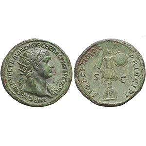 Trajan (98-117), Dupondius, Rome, ca. 103-7. ... 