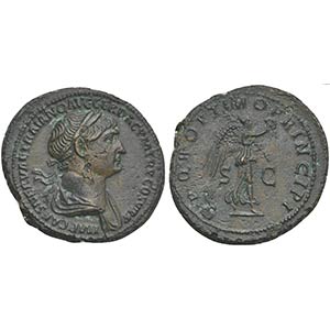 Trajan (98-117), As, Rome, 112-7. AE (g ... 