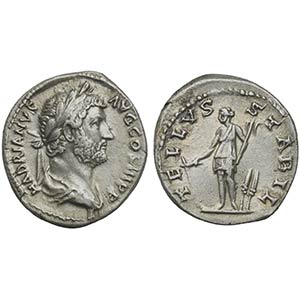 Hadrian (117-138), Denarius, Rome, 134-8. AR ... 