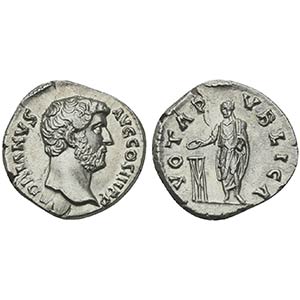 Hadrian (117-138), Denarius, Rome, 134-8. AR ... 