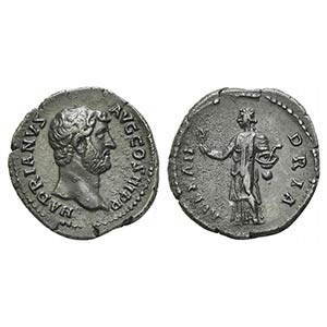 Hadrian (117-138), Denarius, Rome, ca. ... 