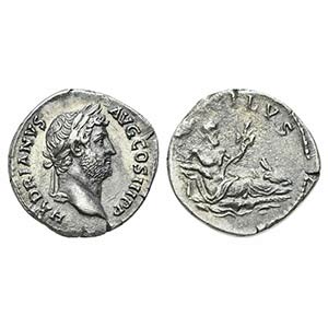 Hadrian (117-138), Denarius, Rome, ca. ... 