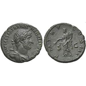 Hadrian (117-138), As, Rome, 121-2. AE (g ... 