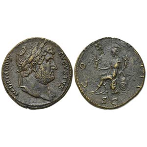 Hadrian (117-138), Sestertius, Rome, 124-8. ... 