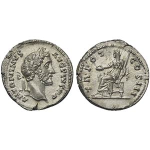Antoninus Pius (138-161), Denarius, Rome, ... 
