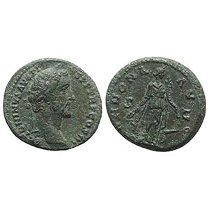 Antoninus Pius (138-161), As, Rome, 140-4. ... 