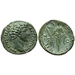 Marcus Aurelius (Caesar, 139-161), As, Rome, ... 