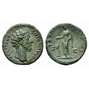 Marcus Aurelius (Caesar, 139-161), As, Rome, ... 