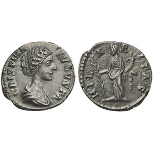 Crispina (Augusta, 178-182), Denarius, Rome. ... 