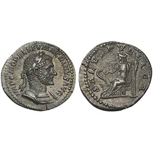 Macrinus (217-218), Denarius, Rome, AD 217. ... 