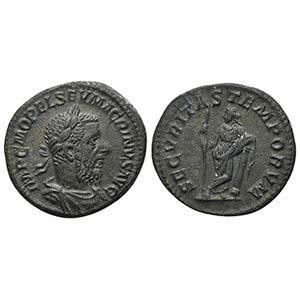 Macrinus (217-218), Denarius, Rome, 217-8. ... 