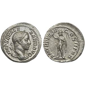 Severus Alexander (222-235), Denarius, Rome, ... 