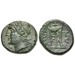 Southern Lucania, Thourioi, ca. 280 BC; AE ... 