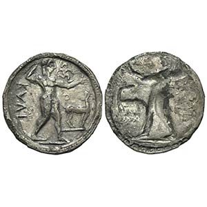 Bruttium, Kaulonia, Stater, ca. 525-500 BC; ... 