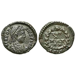 Theodosius I (379-395), Siscia, 379-83. AE ... 