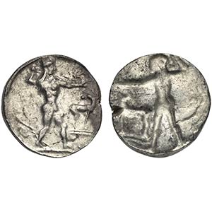 Bruttium, Kaulonia, Stater, ca. 475-470 BC; ... 