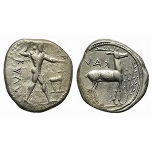 Bruttium, Kaulonia, Stater, ca. 475-425 BC. ... 