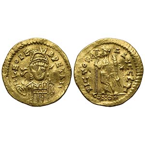 Leo I (457-474), Solidus, Contemporary ... 