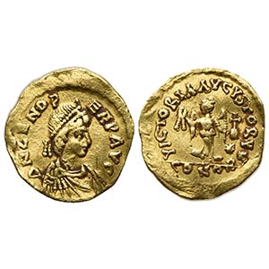 Zeno (474-475), Tremissis, Constantinople, ... 