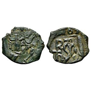 Heraclius (610-641); AE 40 Nummi (g 5,21; mm ... 
