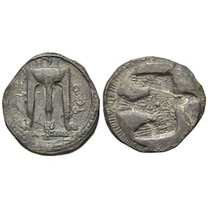 Bruttium, Kroton, Stater, ca. 500-480 BC; AR ... 
