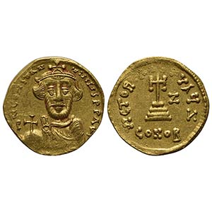 Constans II (641-668); AV Solidus (g 4,35; ... 