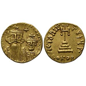 Constans II (641-668); AV Solidus (g 4,38; ... 