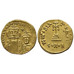 Constans II (641-668); AV Solidus (g 4,32; ... 