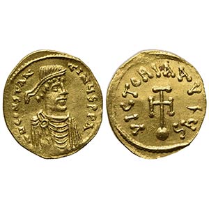 Constans II (641-668); AV Semissis (g 2,21; ... 