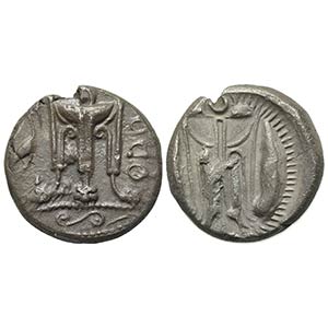 Bruttium, Kroton, Stater, ca. 480-430 BC. AR ... 