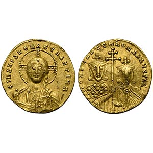 Constantine VII Porphyrogenitus with Romanus ... 