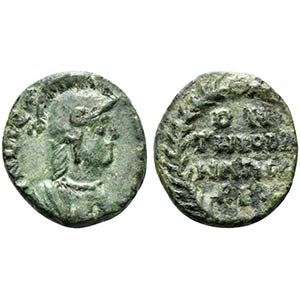 Ostrogoths, Theodahad (534-536); AE 10 Nummi ... 