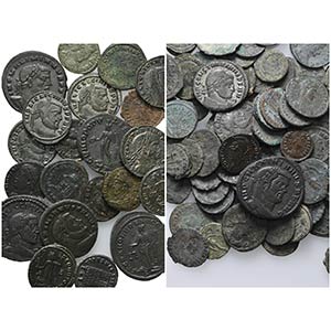 Lot of 142 Roman Imperial AE coins, to be ... 