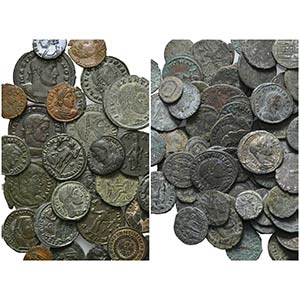 Lot of 117 Roman Imperial AE coins, to be ... 