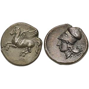 Bruttium, Memsa, Stater, c. 330-320 BC. AR ... 
