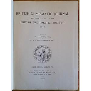 British Numismatic Journal  and ... 