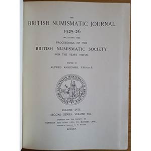 British Numismatic Journal ... 