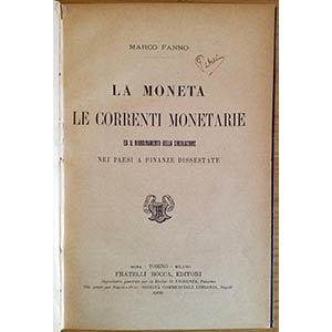 Fanno M. La Moneta Le Correnti Monetarie ed ... 