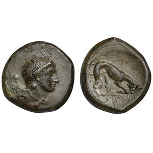 Sicily, Agyrion, Hemilitron, ca. 338-317 BC. ... 