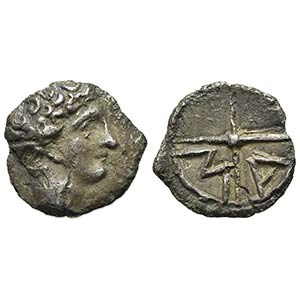 Gaul, Massalia, Obol, ca. 350-215 BC. AR (g ... 