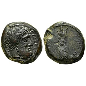 Sicily, Aitna, Hemidrachm, ca. 344-339/8 BC. ... 