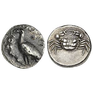 Sicily, Akragas, Didrachm, ca. 510-495 BC. ... 