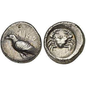 Sicily, Akragas, Didrachm, ca. 495-485 BC. ... 