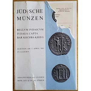 Bank Leu – Hess A. Judische Munzen Bellum ... 