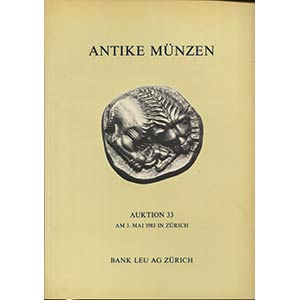 BANK LEU– Auction 33 Antike munzen romer ... 