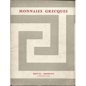 BOURGEY E. – Monnaies Grecques. Paris, 2 ... 