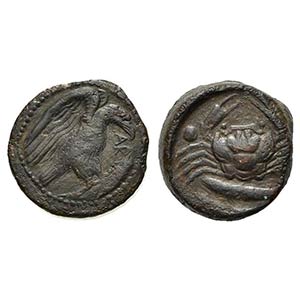 Sicily, Akragas, Hexas, ca. 425-406 BC. AE ... 