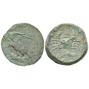 Sicily, Akragas, Hemilitron, ca. 415-406 BC. ... 