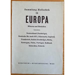 Dorotheum Sammlung Hollschek IX Europa ... 