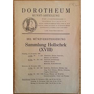 Dorotheum Sammlung Hollschek (XVIII).Wien ... 